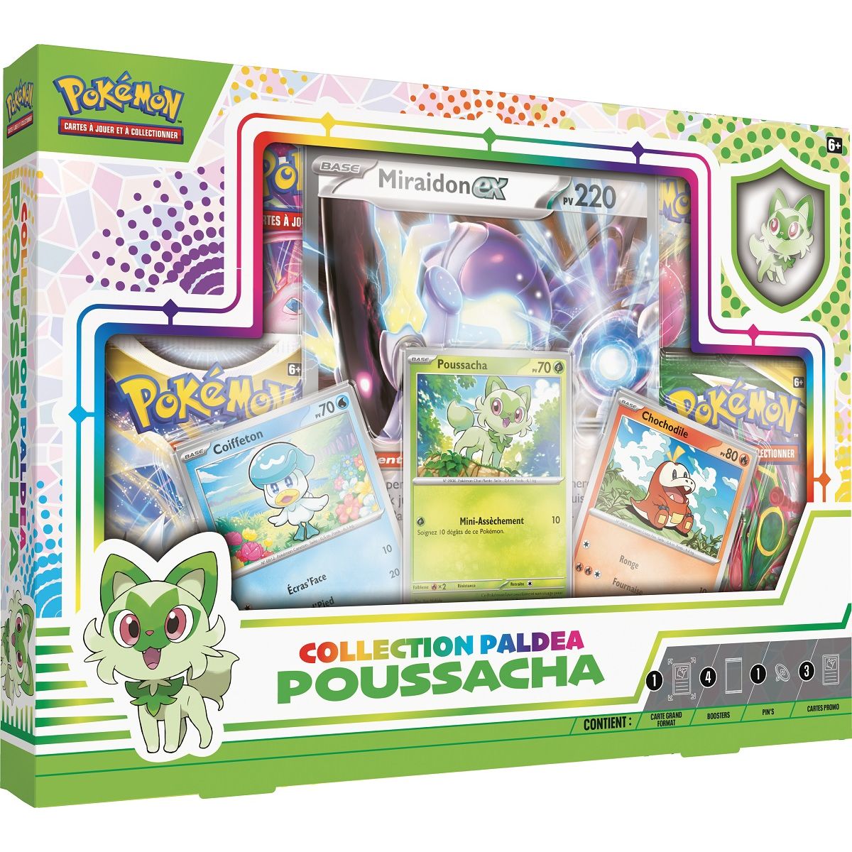 ASMODEE Coffret 6 boosters - Pokemon pas cher 