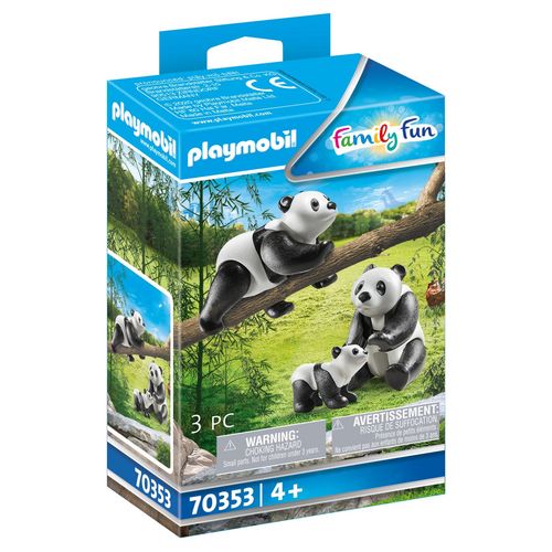 70353 - Family Fun - Couple de pandas avec bébé