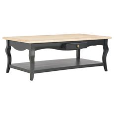 Table basse Noir 110 x 60 x 40 cm MDF
