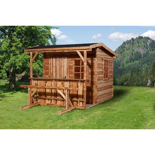 Cabane de jardin bois 16mm 4.09m² RANCH