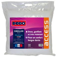 DODO Oreiller médium en microfibre ACCESS THERMOLITE RESIST (Blanc)