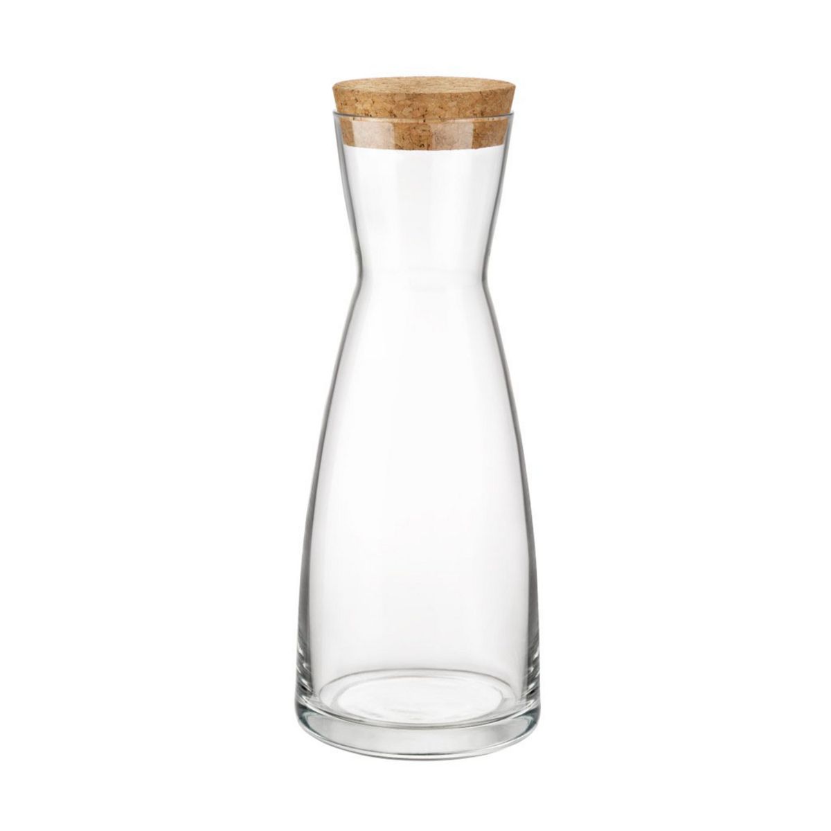 La carafe en verre et bois de manguier Ø 12,5 x h 23,5 cm - Be Home