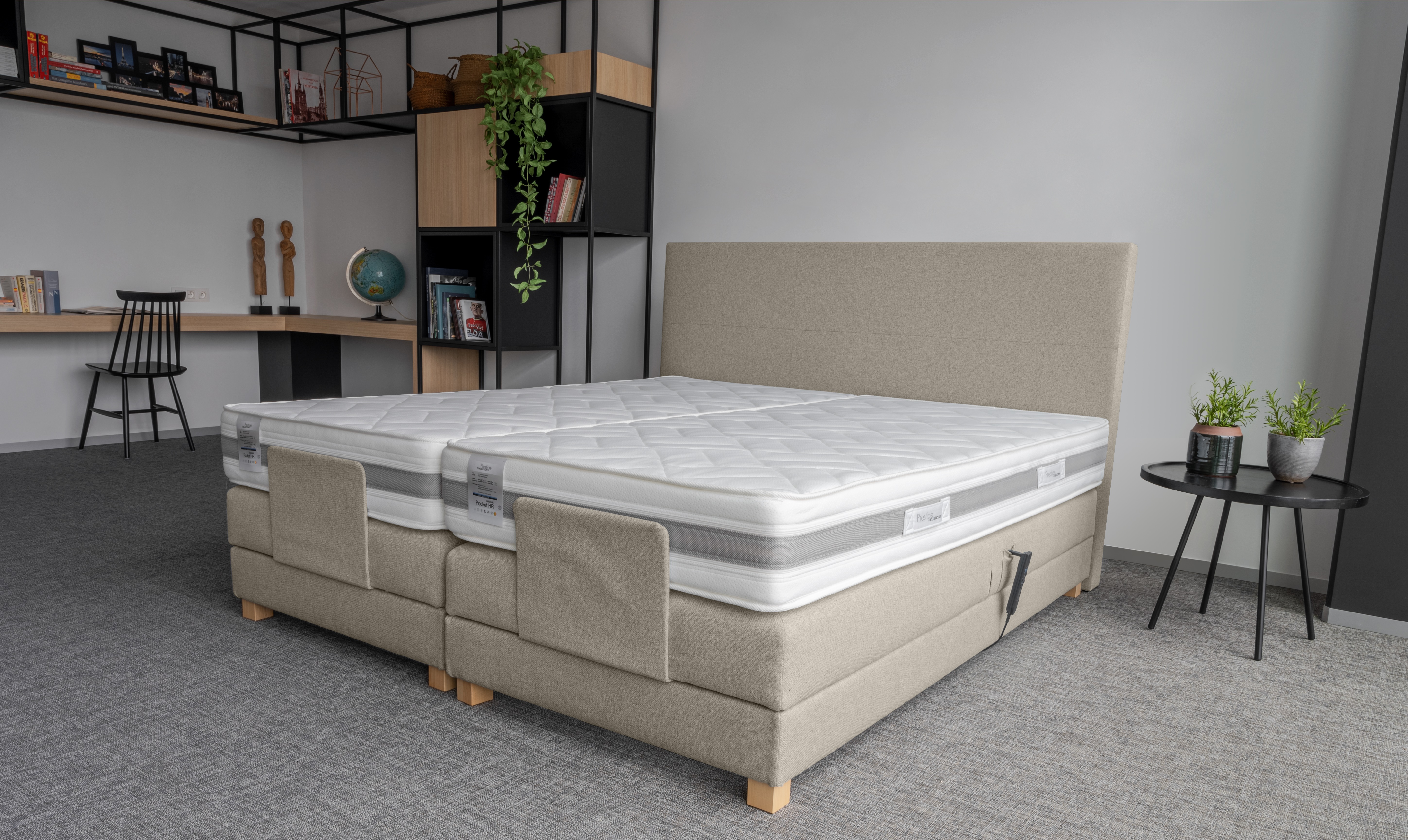 PRESTIGE Collection Ensemble complet Boxspring 160x200 cm matelas