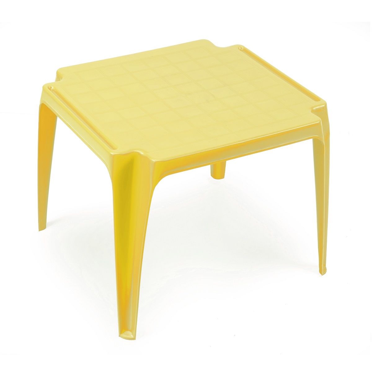 Bieco Table pour Enfant Vert | Table Enfant 1-8 Ans | env. 62x 62x 52 cm |  Réglable en Hauteur | Table de Jardin Enfant | Table Enfant Plastique Table