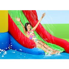 HAPPY HOP Aire de jeux gonflable aquatique Jump and Splash