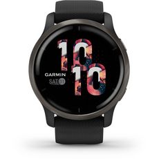 GARMIN Montre sport Venu 2 Grey avec bracelet noir