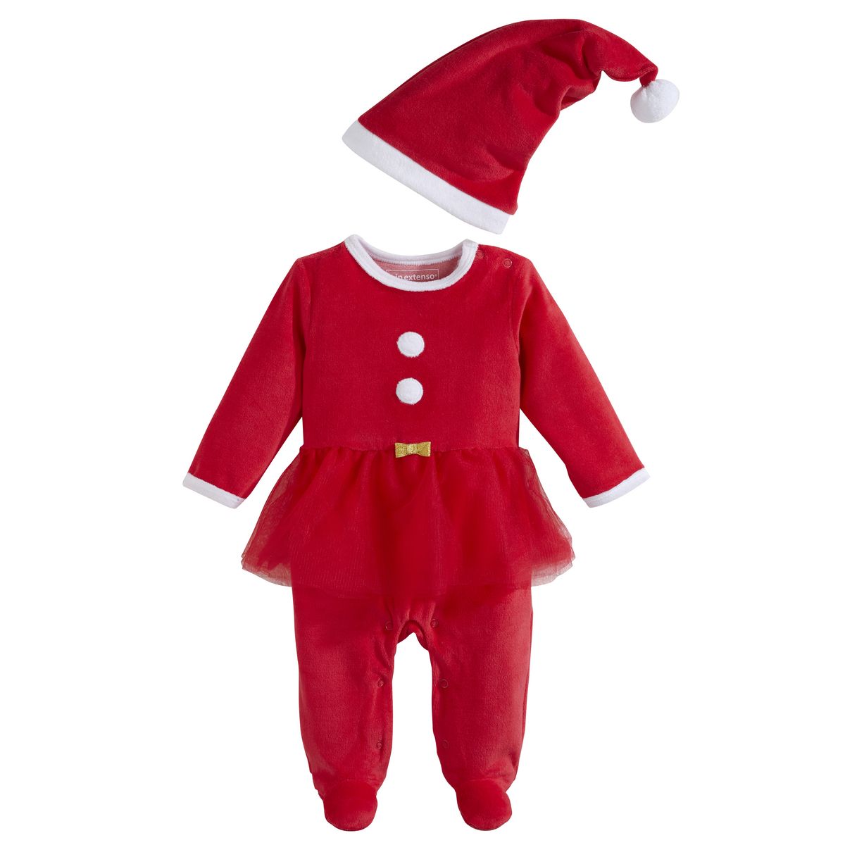 In Extenso Pyjama Mere Noel Bebe Fille Pas Cher A Prix Auchan