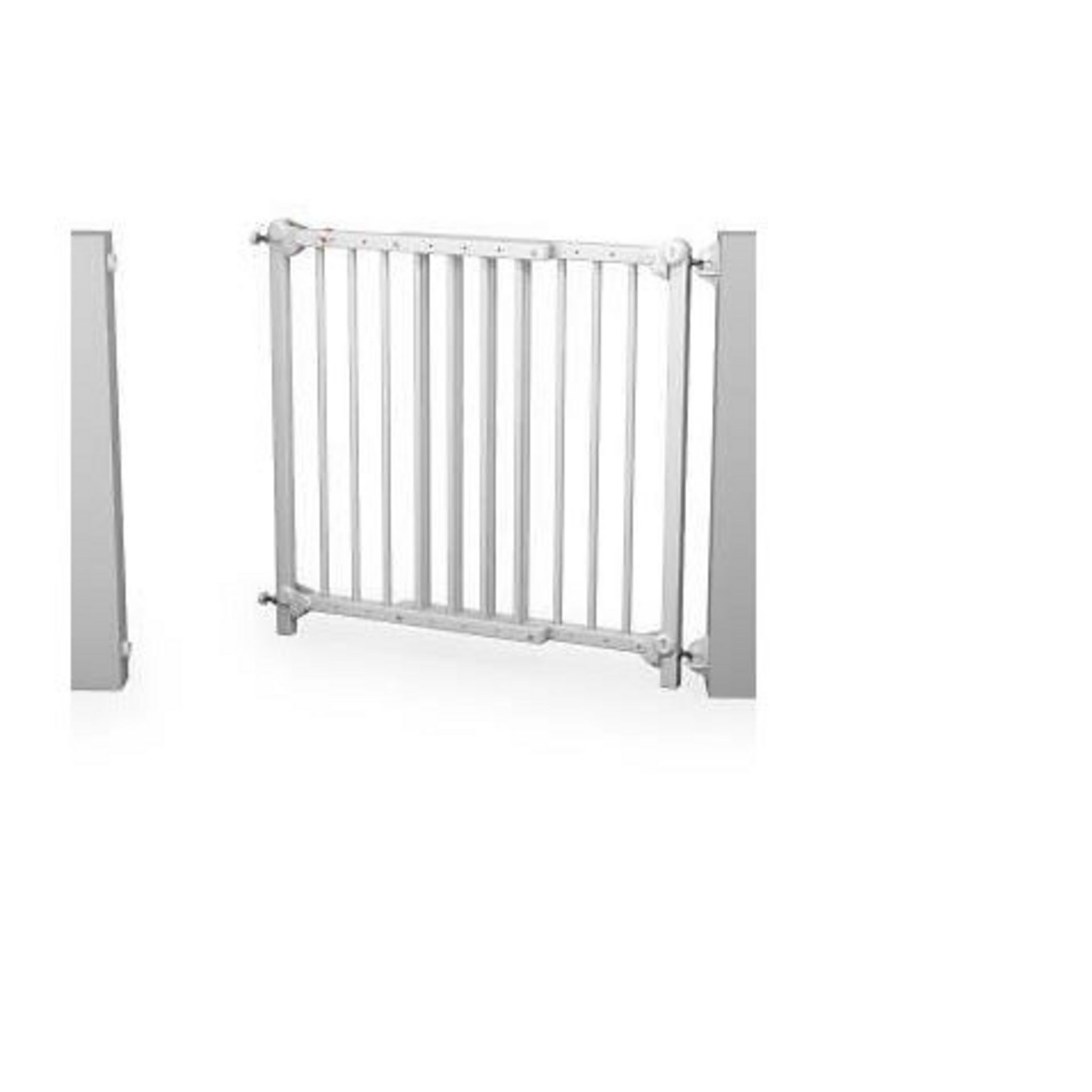 AT4 Barrière de sécurité enfant amovible et portillon - 73-110 cm - Bois  naturel vernis - Cdiscount Puériculture & Eveil bébé