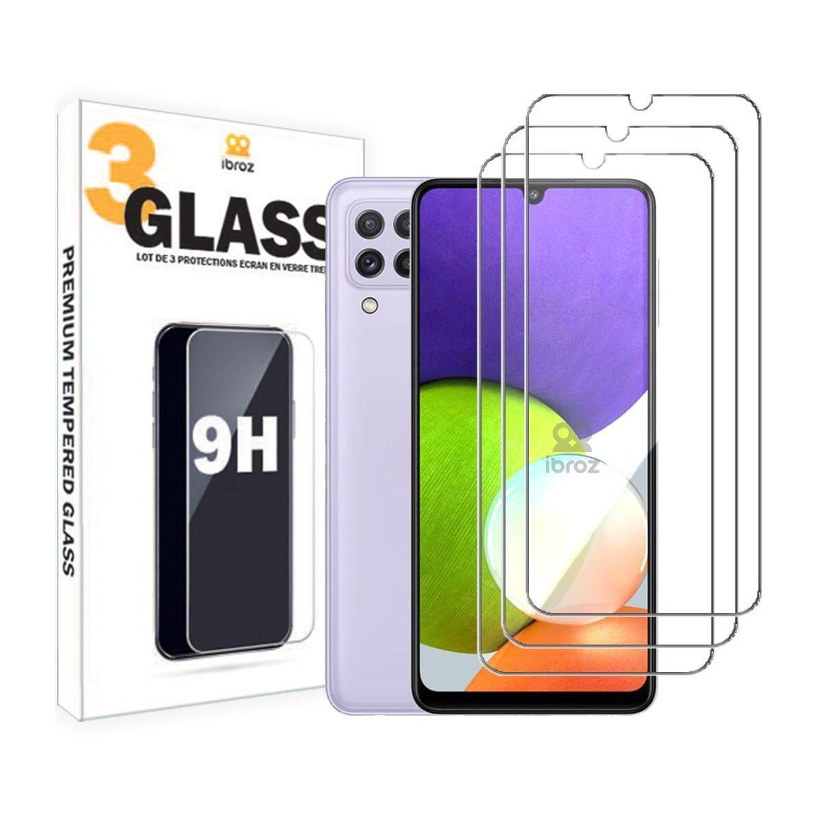 Film en verre trempé pour Samsung A22 4G - 4,90€