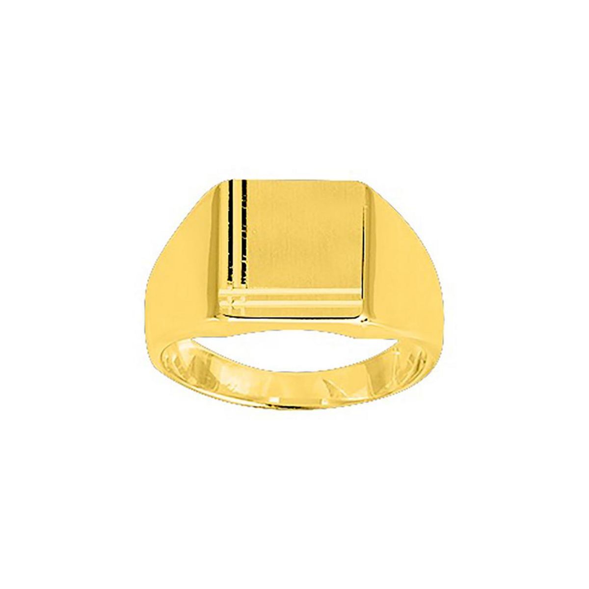Tousmesbijoux Chevalière Homme - Plaqué Or