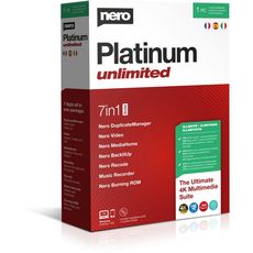 Nero Logiciel de photo/vidéo Platinum Unlimited