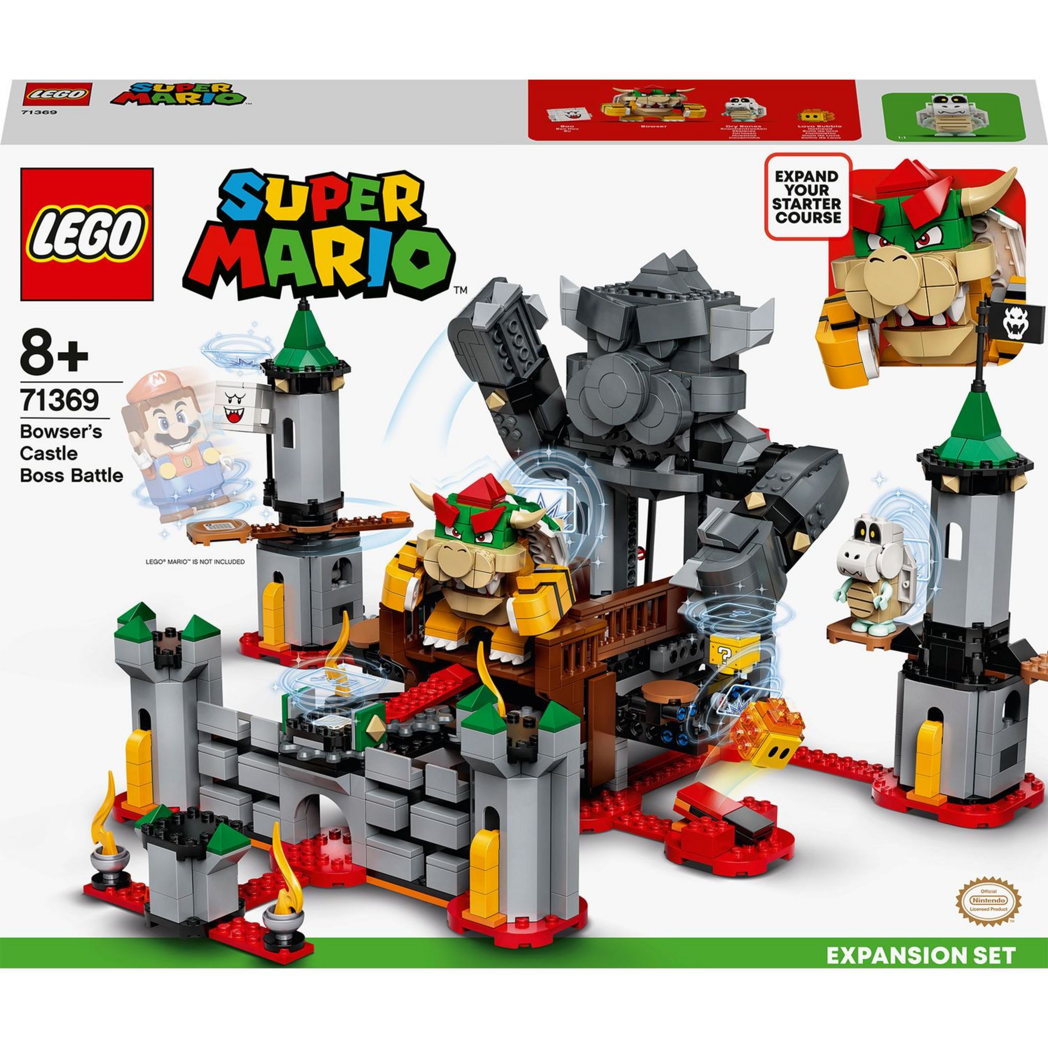 LEGO Super Mario Ensemble d'extension La destruction des Reznors Jouet  enfant 6 ans(71390) Toys