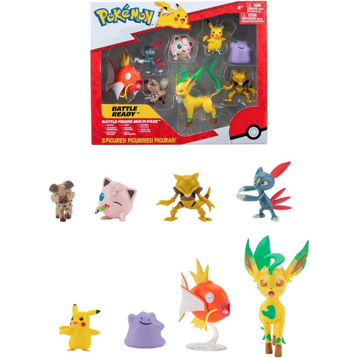 BANDAI Pack de 6 figurines Pokémon pas cher 