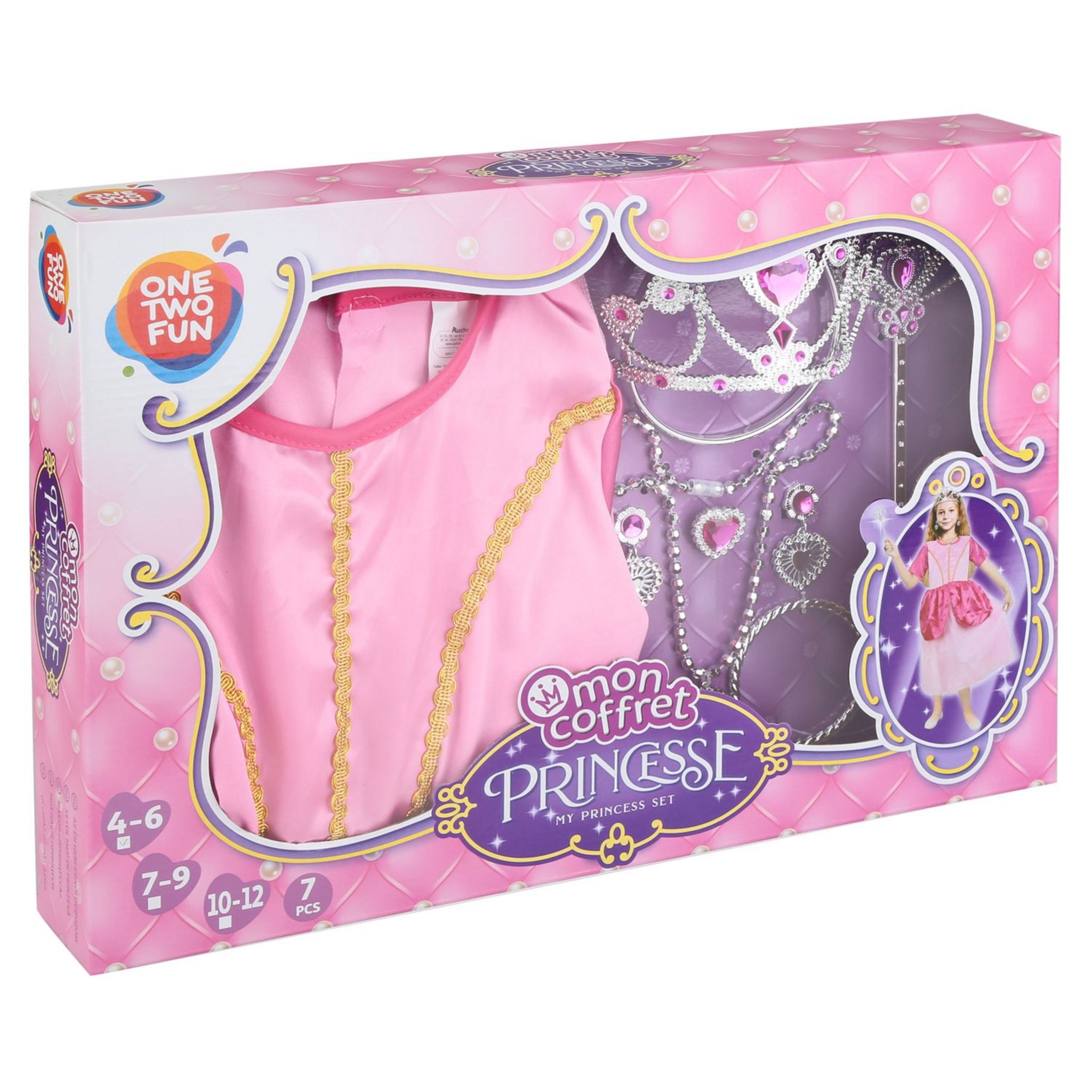 One Two Fun Coffret déguisement princesse pas cher 