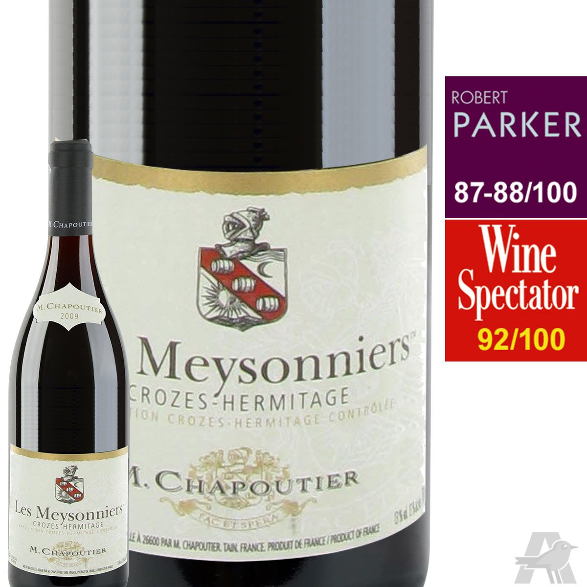 M. Chapoutier Crozes-Hermitage Les Meysonniers Rouge 2010 Pas Cher ...