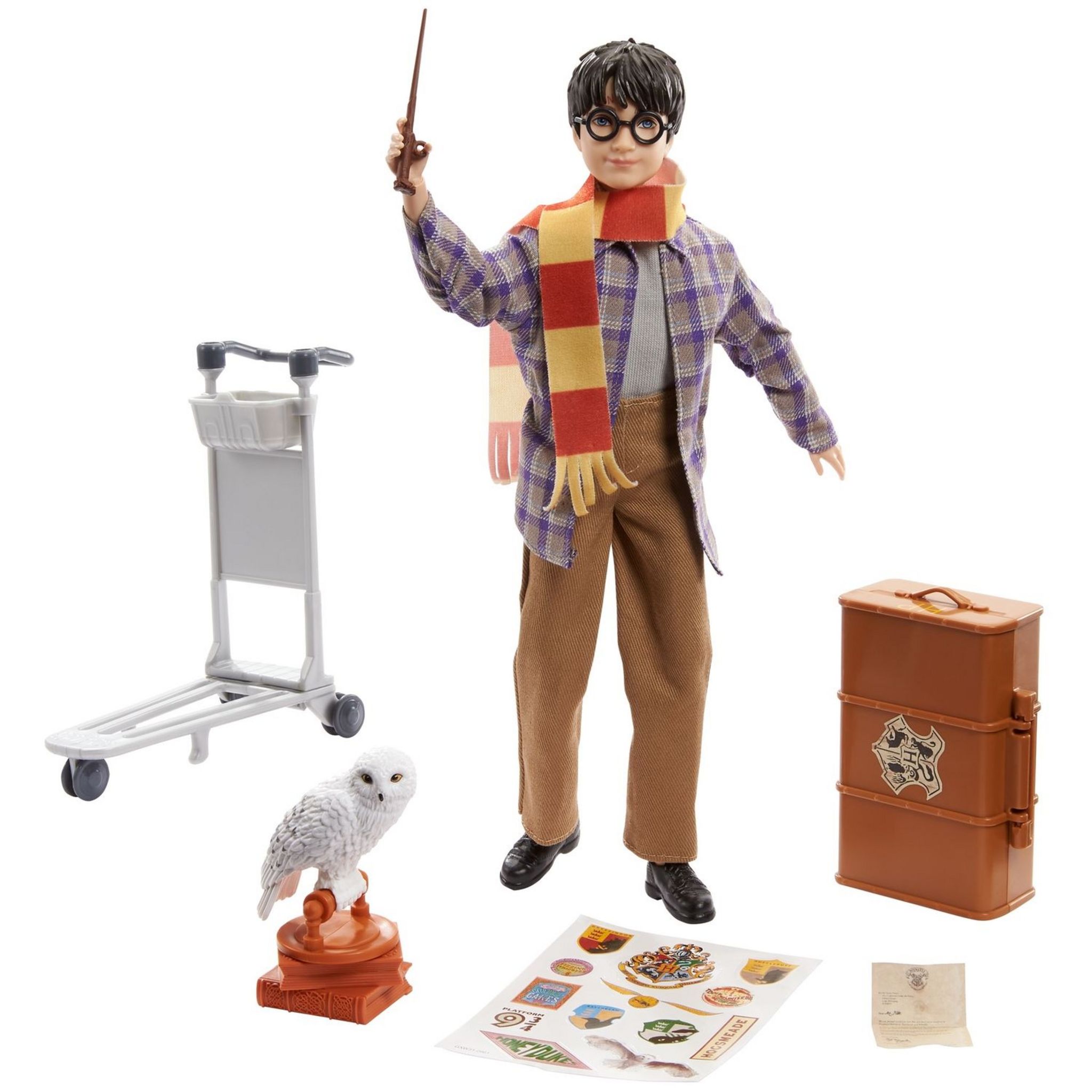 Harry Potter - Coffret Voiture Volante et 2 Figurines