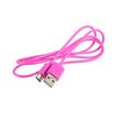 Cable USB Type-C universel - Ultra fin - 1 m - Rose