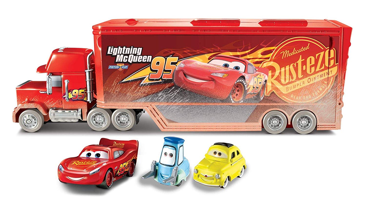 Disney Pixar - Cars Camion Transporteur Mack Transformable 15 cm