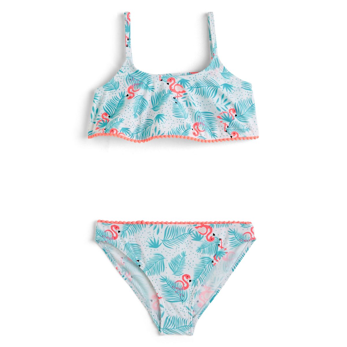 Maillot de bain fille best sale flamant rose