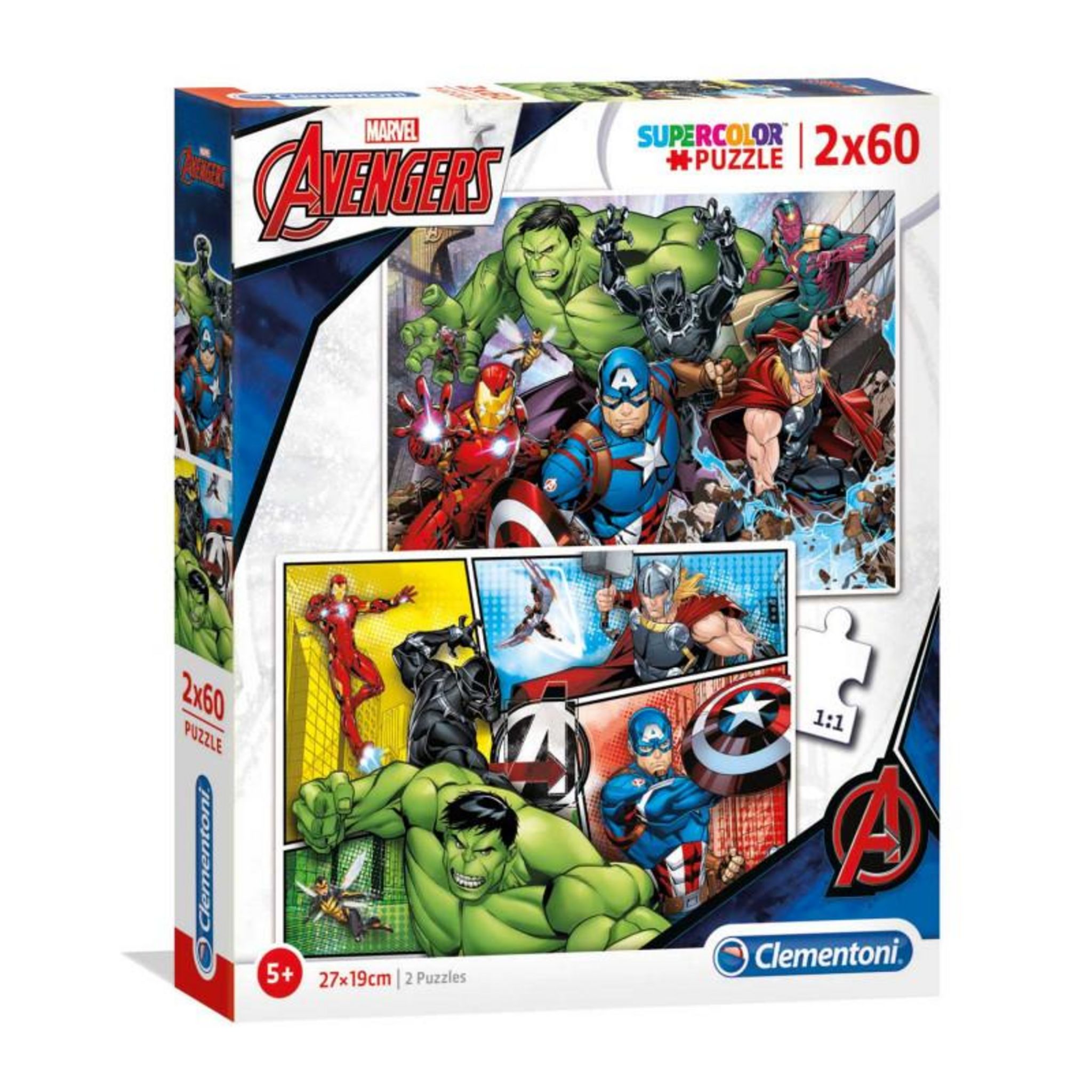 Clementoni Puzzle Spiderman, 2x60st.