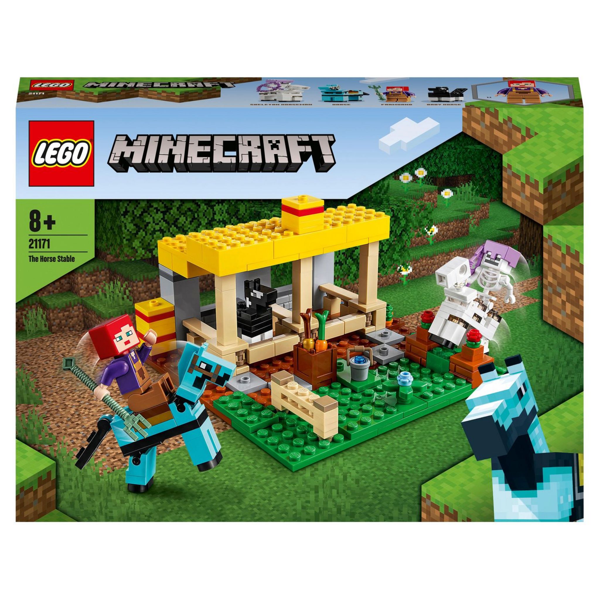 LEGO 21245 Minecraft Le Refuge Panda, Jouet De Maison Amovible