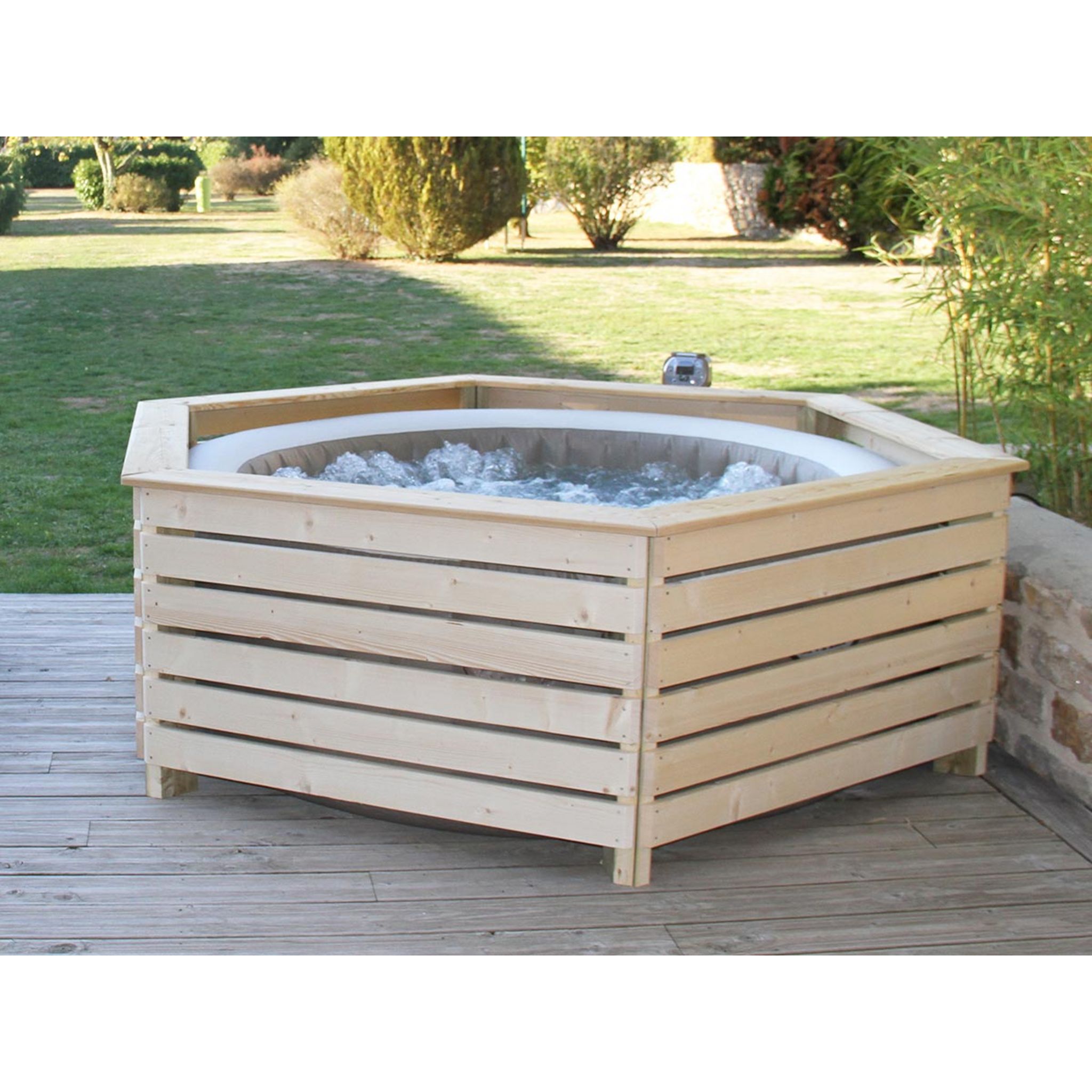 Plan Pour Habillage Spa Gonflable AQUAZENDO Habillage en bois pour spa gonflable Intex - AquaZendo pas cher -  Auchan.fr