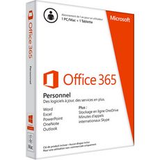 Logiciel Office 365 personnel