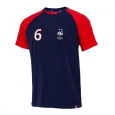 FFF Pogba T-shirt Marine Enfant Equipe de France (Bleu)