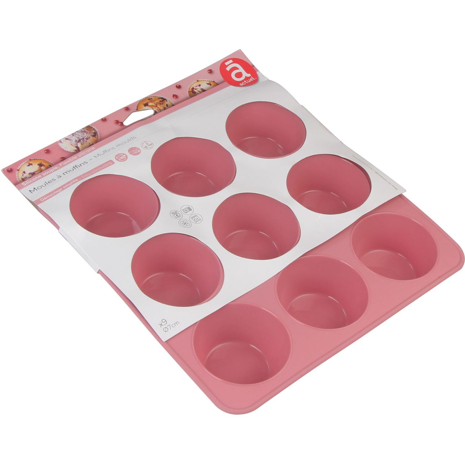 Moule muffin silicone 24 alvéoles - 169 ml