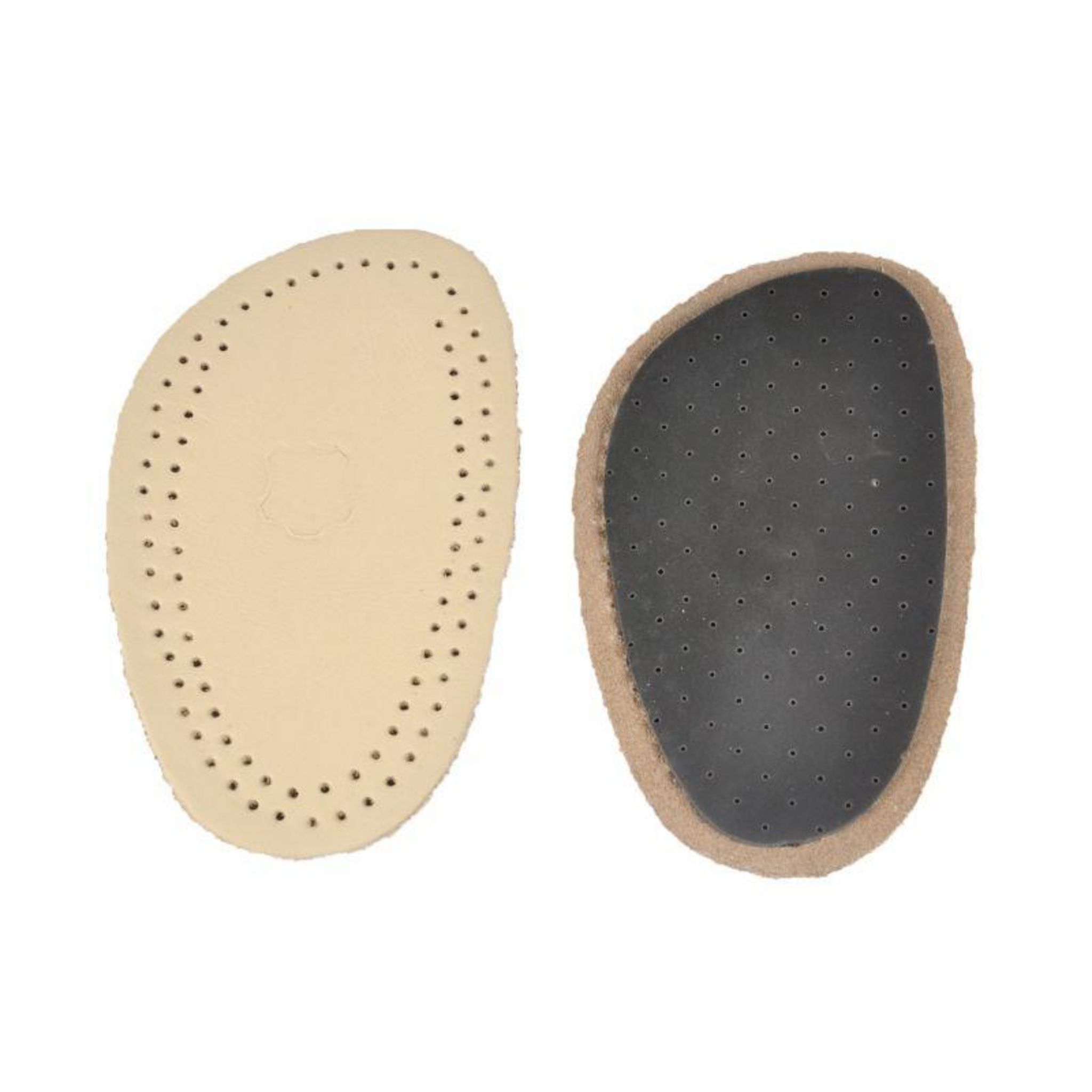 Paris Prix Lot de 2 Demi Semelles Chaussures 15cm Beige Noir pas