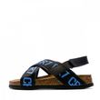  Sandales Noir Garçon CR7 Mykonos. Coloris disponibles : Noir