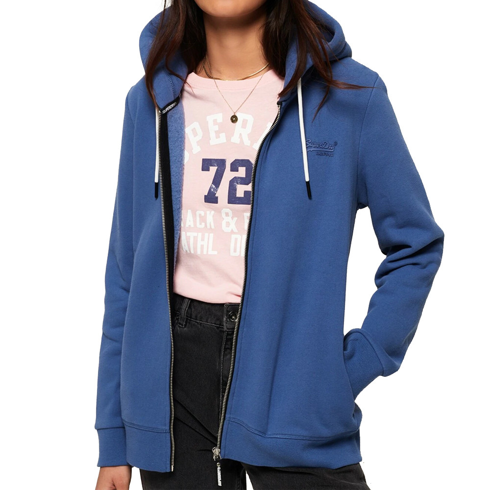 Sweat superdry best sale femme bleu