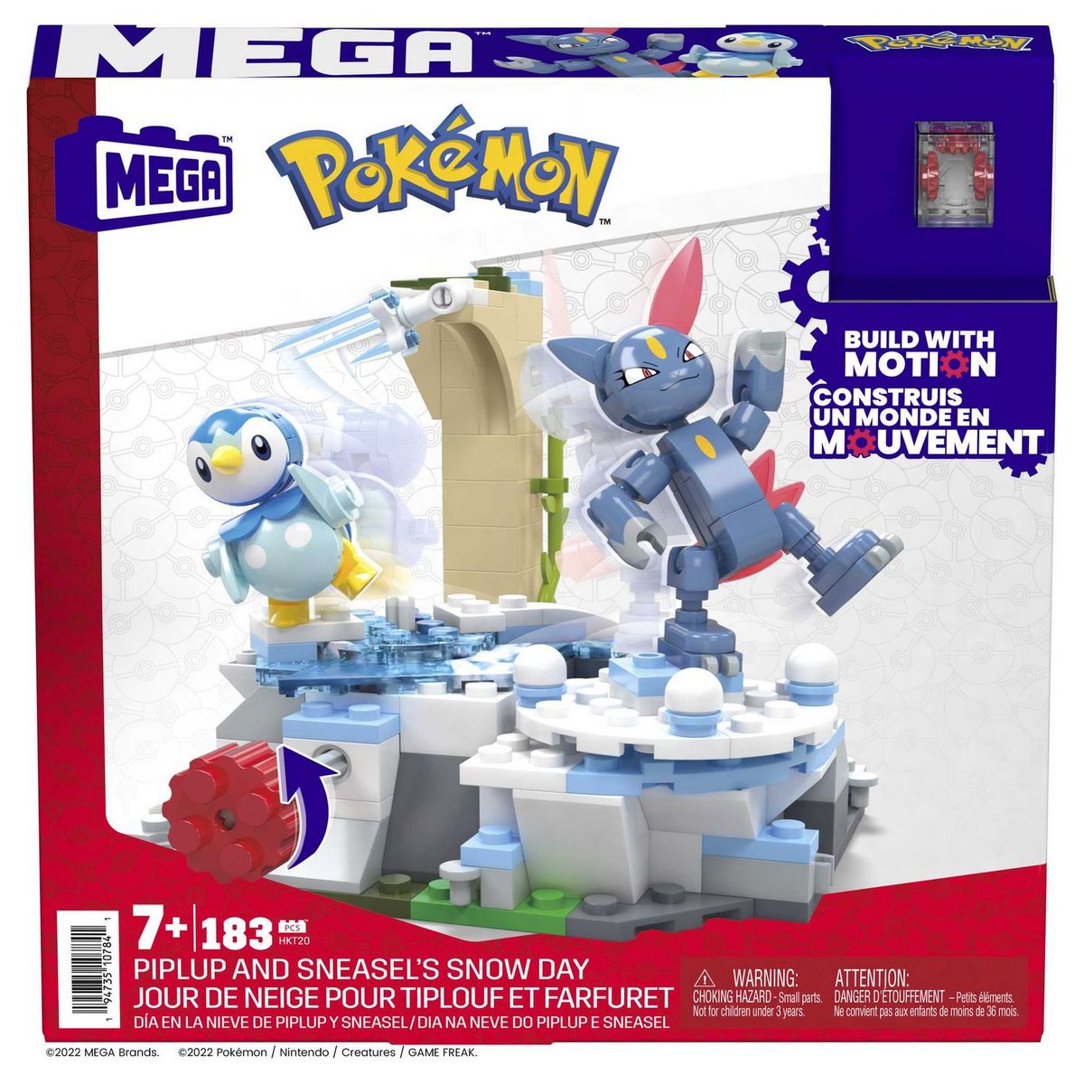 MEGA Figurines Pokémon Tiplou et Farfuret à construire MEGA pas