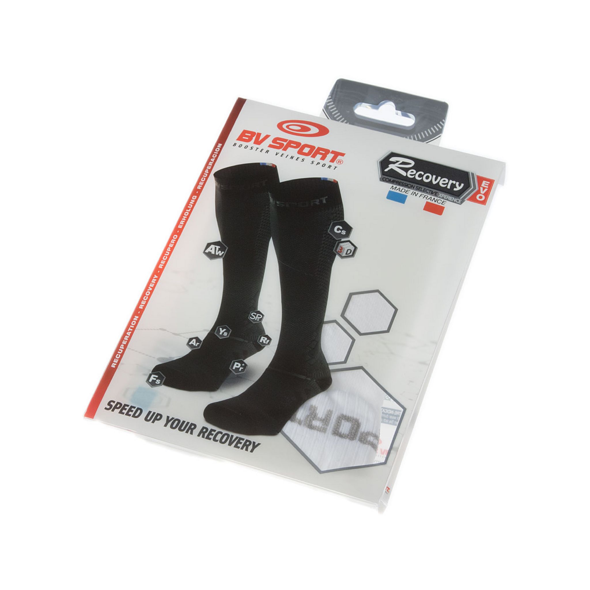 BV SPORT  Chaussettes de compression randonnée Trek compression