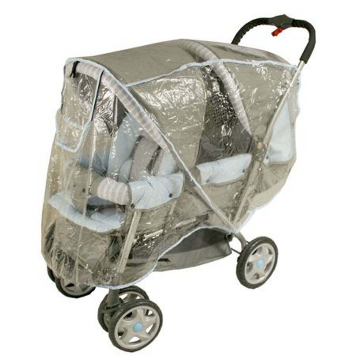 Habillage pluie shop poussette double graco