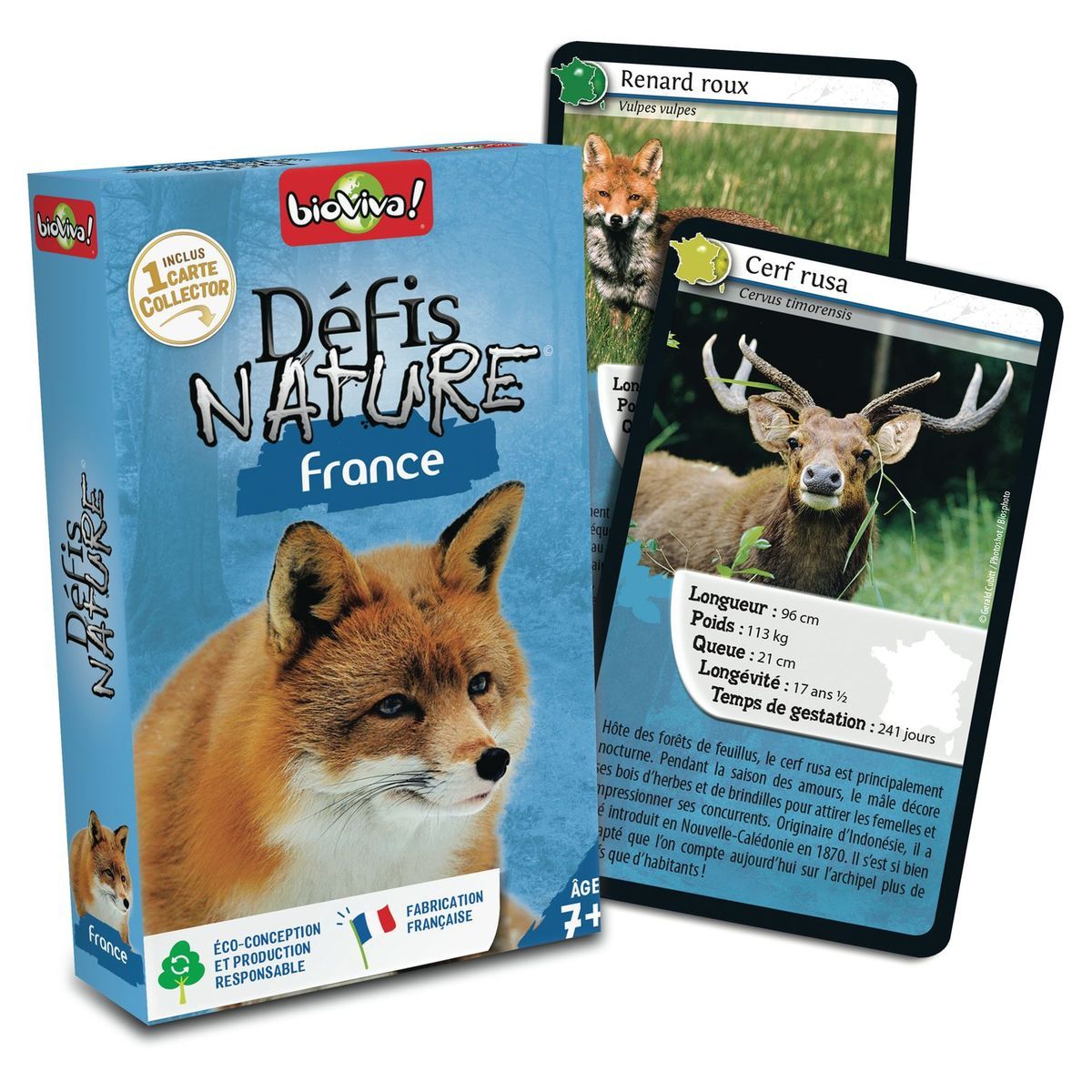 Défis Nature France 36 cartes collector