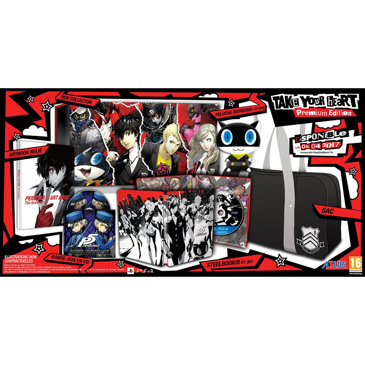 Persona 5 Édition Premium « Take Your Heart » PS4