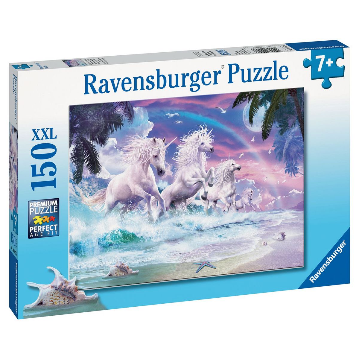 Puzzle 150 pièces XXL - Licornes sur la plage
