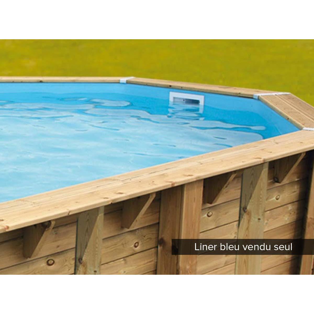 Ubbink Liner seul Bleu pour piscine bois Azura 3,55 x 5,50 x 1,20 m - Ubbink
