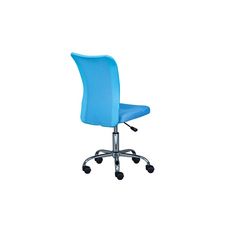 Chaise de bureau pour enfant pivotante ajustable en hauteur CLYDE (Bleu ciel)