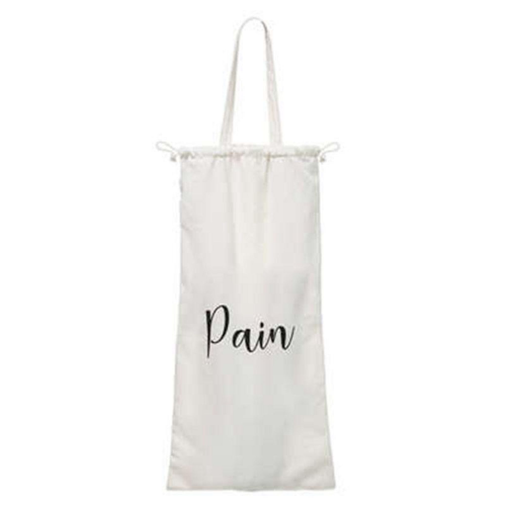 Sac Pain en Coton Bread 52cm Blanc pas cher Auchan