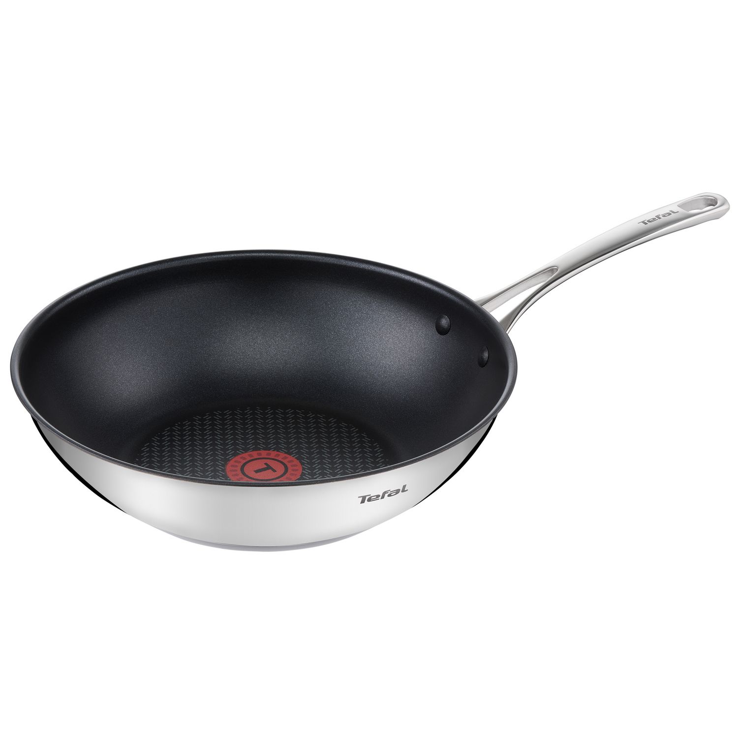 TEFAL Poêle wok induction 28 cm EVER COOK pas cher 