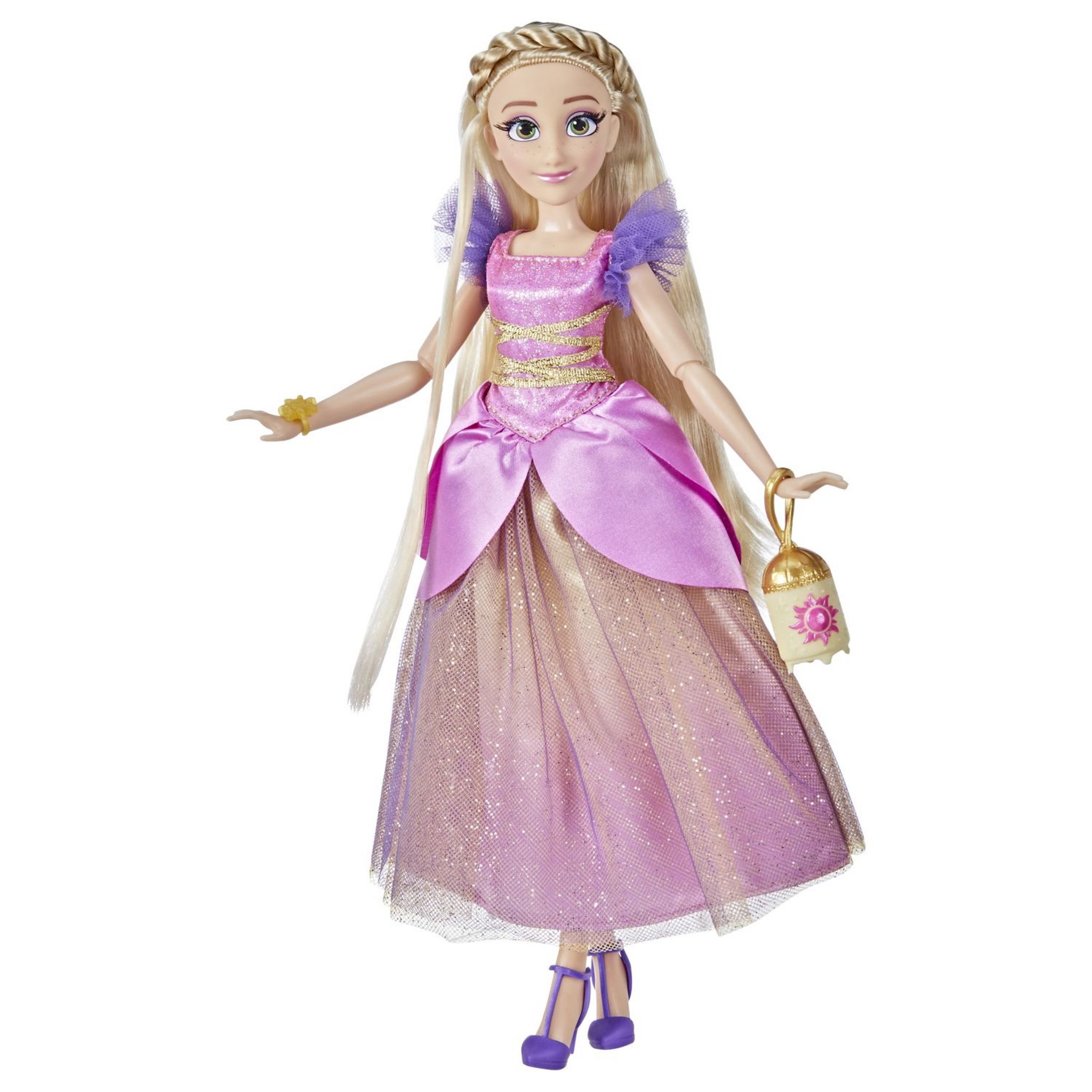 HASBRO Poupee Disney Princesse Raiponce Robe rose Style Series pas cher Auchan