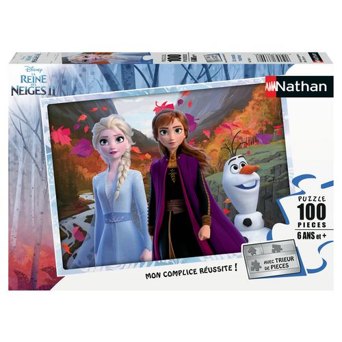 Puzzle Nathan 100 pièces - Un monde magique / Disney La Reine des Neiges 2