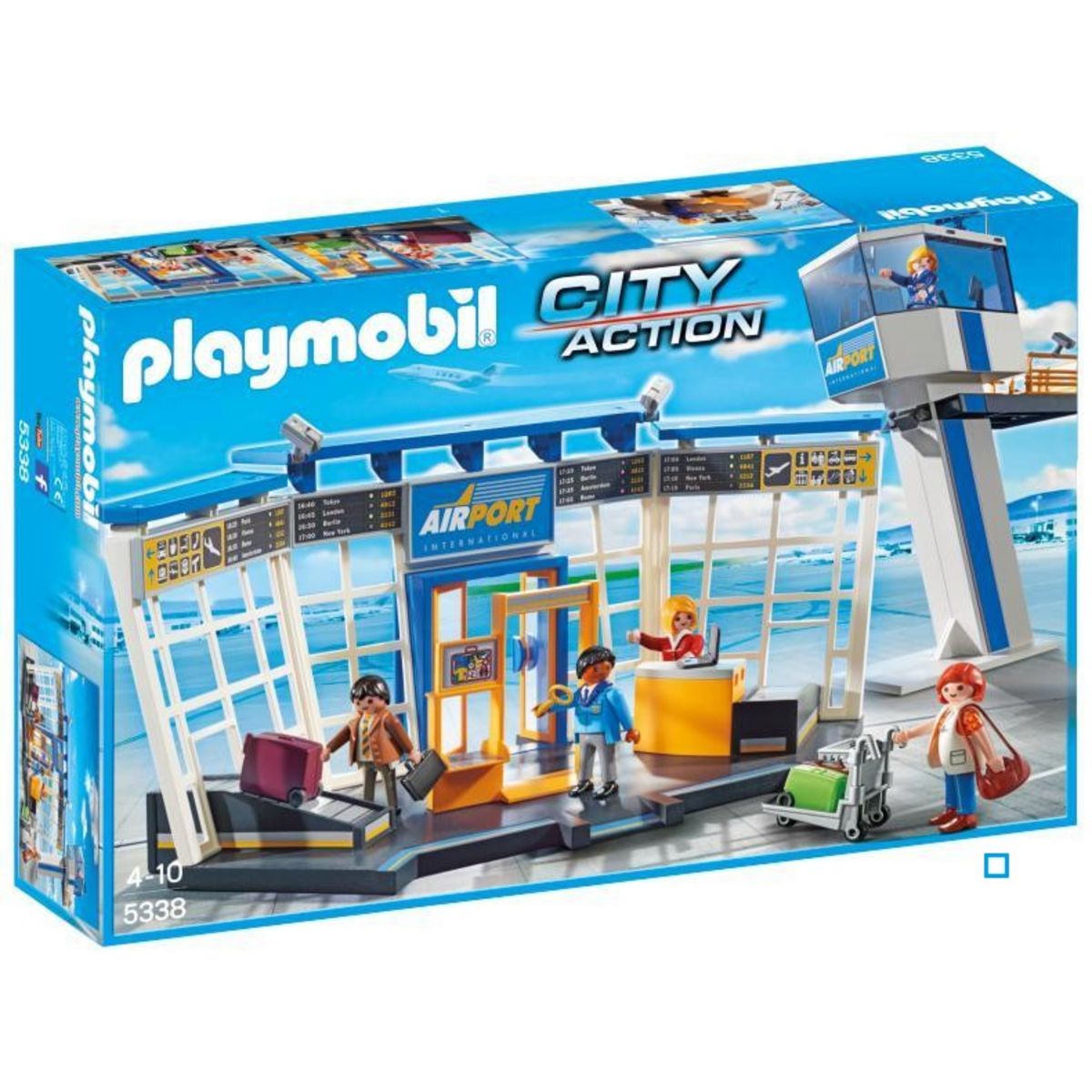 PLAYMOBIL Avion et tour de contrôle (Français) 