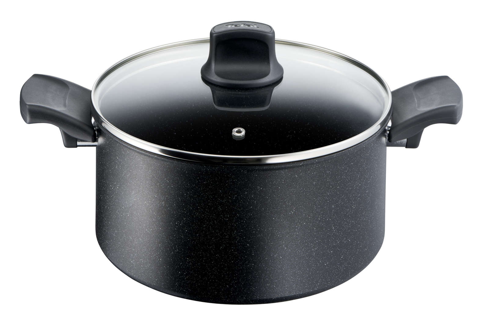 TEFAL Faitout 26cm BLACK STONE pas cher 