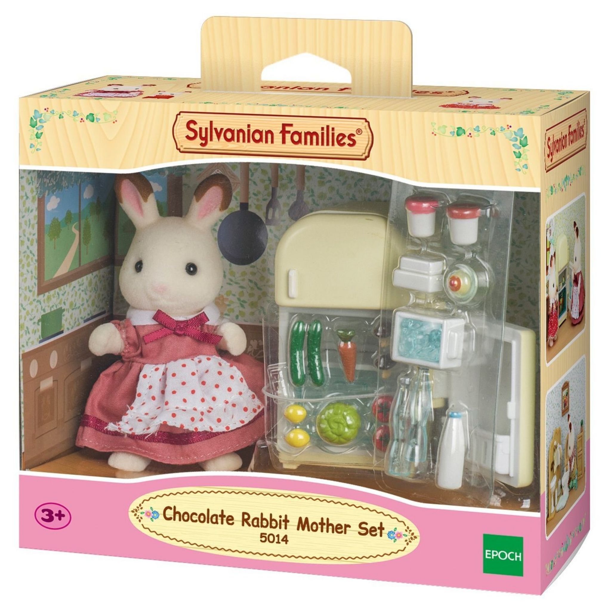 Sylvanian families La famille lapin chocolat - Sylvanian Families pas cher  