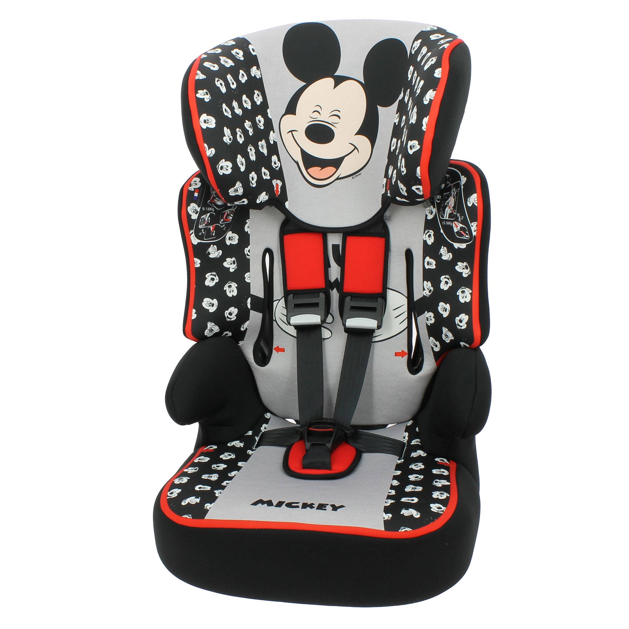 DISNEY Si ge auto enfant Groupe 1 2 3 Gris rouge Mickey Beline