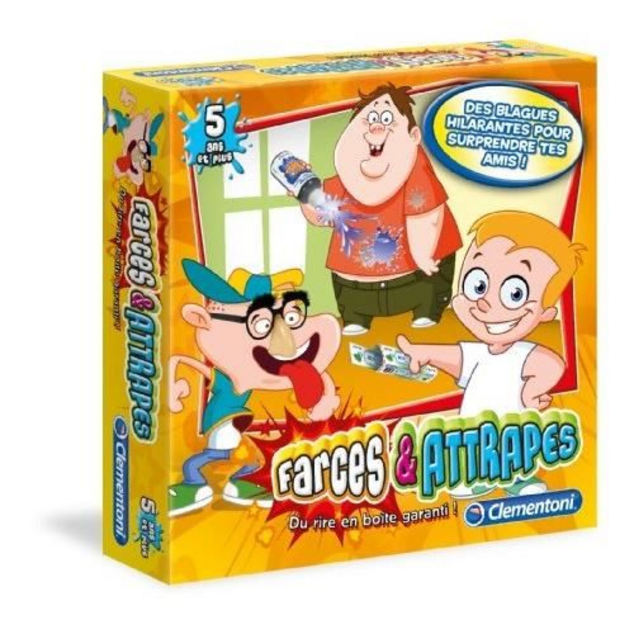 CLEMENTONI Coffret farces & attrapes blagues hilarantes pas cher