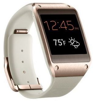 SAMSUNG Montre connect e et accessoires Galaxy Gear Rose et Or pas